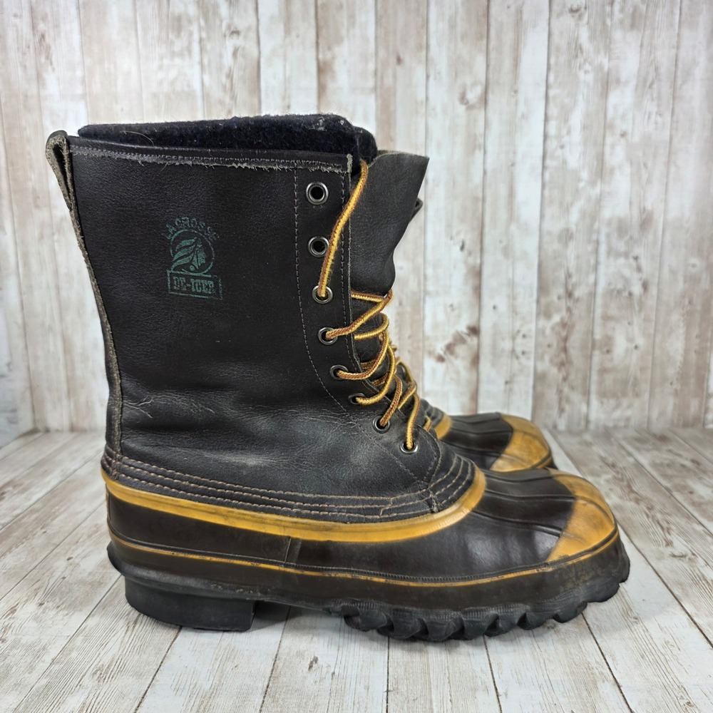 LaCrosse‎ Insulated Duck Boots Steel Shank Waterproof Winter Boots Size 8